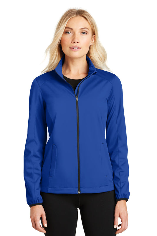 Port Authority Women's Active Soft Shell Jacket. L717 True Royal