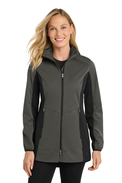 Port Authority Women's Active Hooded Soft Shell Jacket L719