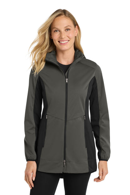 Port Authority Women's Active Hooded Soft Shell Jacket L719