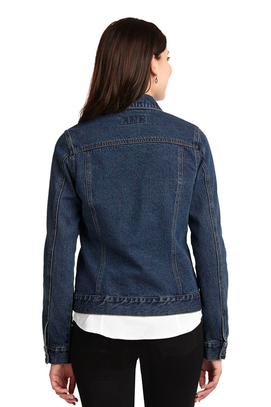 Port Authority Women's Denim Jacket. L7620 Denim Blue