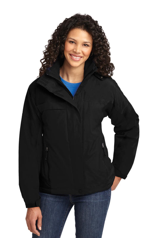 Port Authority Women's Nootka Jacket.  L792 Black/ Black