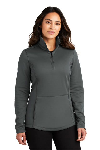 Port Authority Women's Smooth Fleece 1/4-Zip L804 Graphite