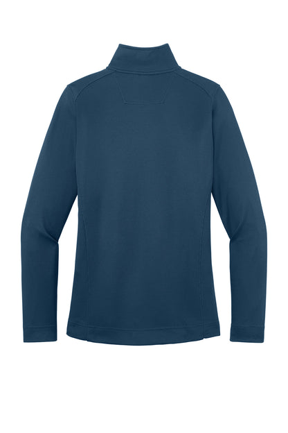 Port Authority Women's Vertical Texture Full-Zip Jacket. L805 Regatta Blue/ Iron Grey