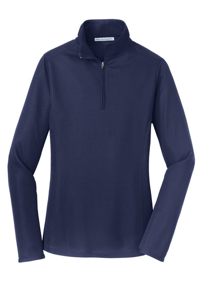 Port Authority Women's Pinpoint Mesh 1/2-Zip . L806 True Navy