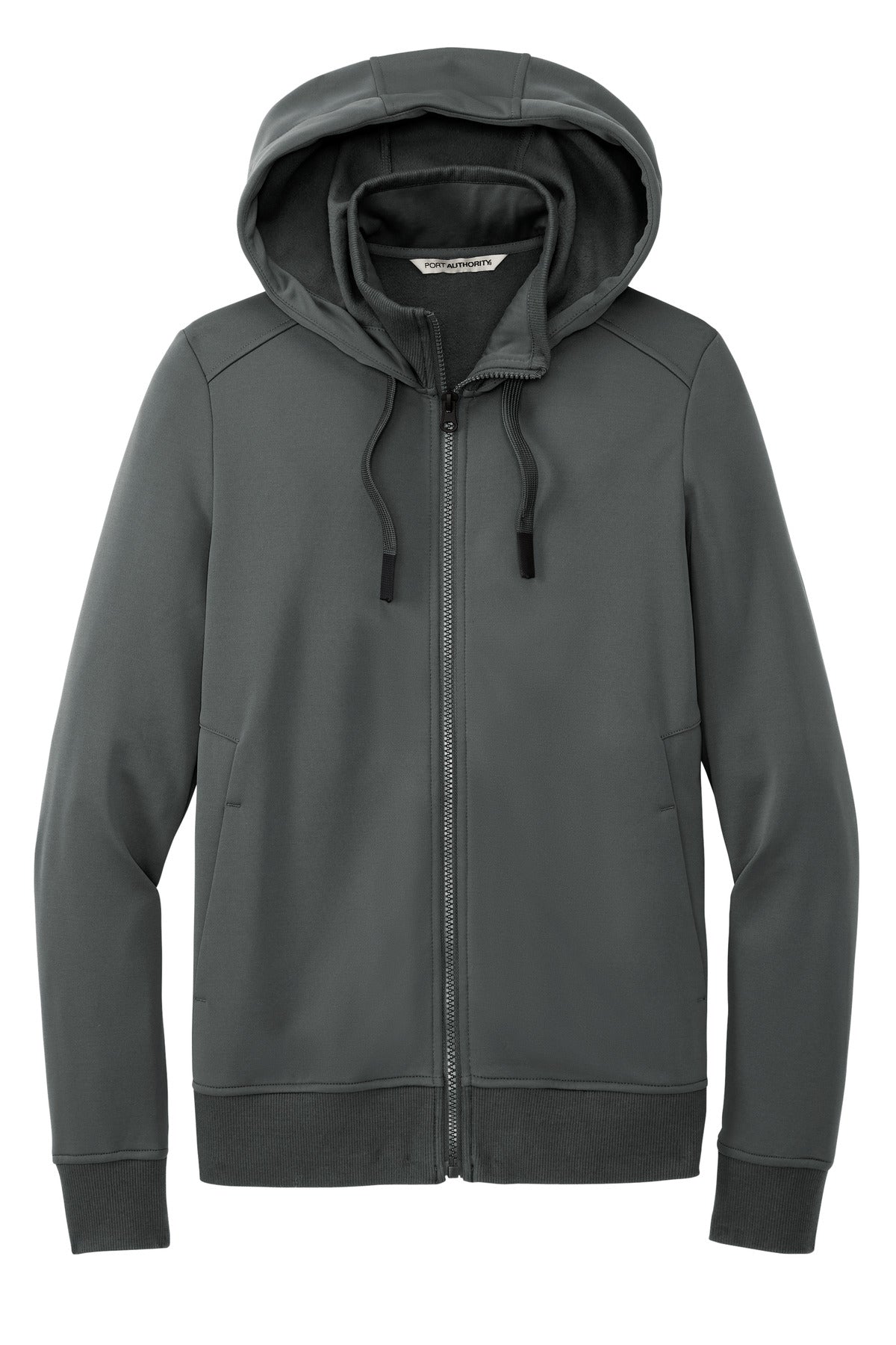 Port Authority Women's Smooth Fleece Hooded Jacket L814 Graphite