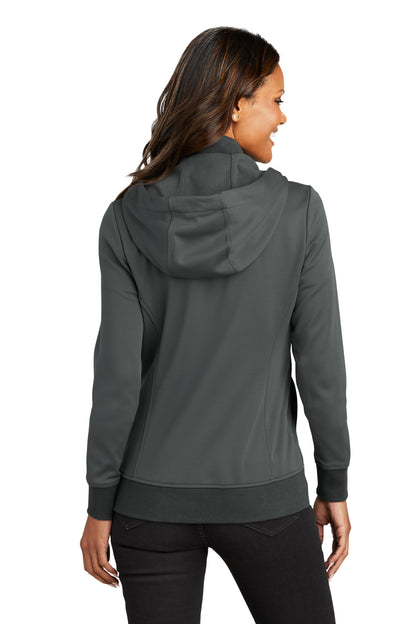 Port Authority Women's Smooth Fleece Hooded Jacket L814 Graphite