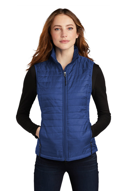 Port Authority  Women's Packable Puffy Vest L851 Cobalt Blue