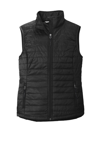 Port Authority  Women's Packable Puffy Vest L851 Deep Black