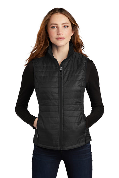Port Authority  Women's Packable Puffy Vest L851 Deep Black