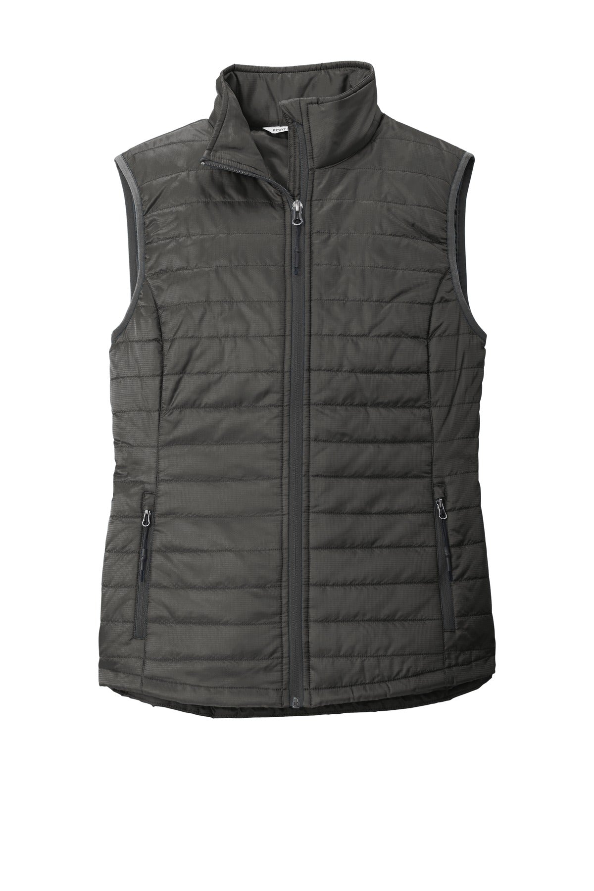 Port Authority  Women's Packable Puffy Vest L851 Sterling Grey/ Graphite