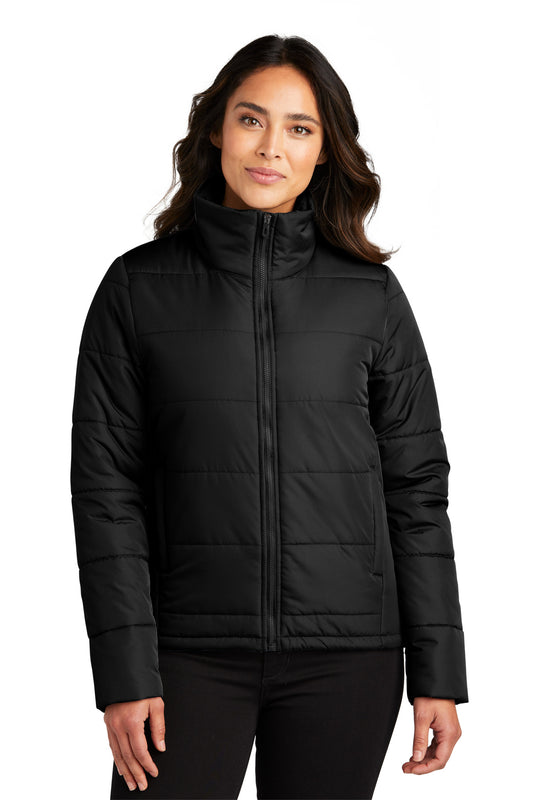 Port Authority Women's Puffer Jacket L852 Deep Black