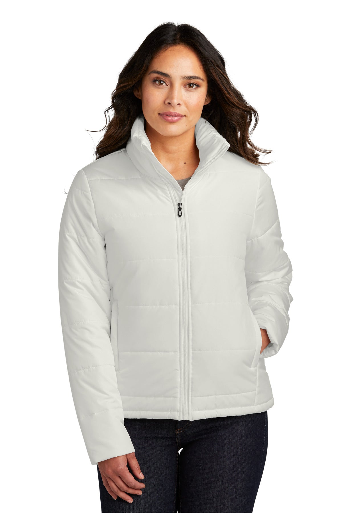 Port Authority Women's Puffer Jacket L852 Marshmallow
