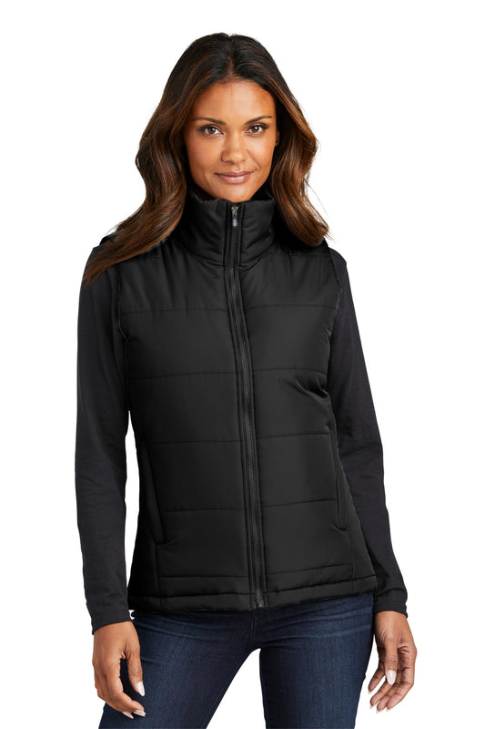 Port Authority Women's Puffer Vest L853 Deep Black