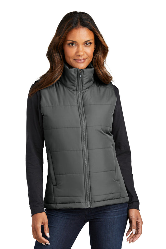 Port Authority Women's Puffer Vest L853 Shadow Grey