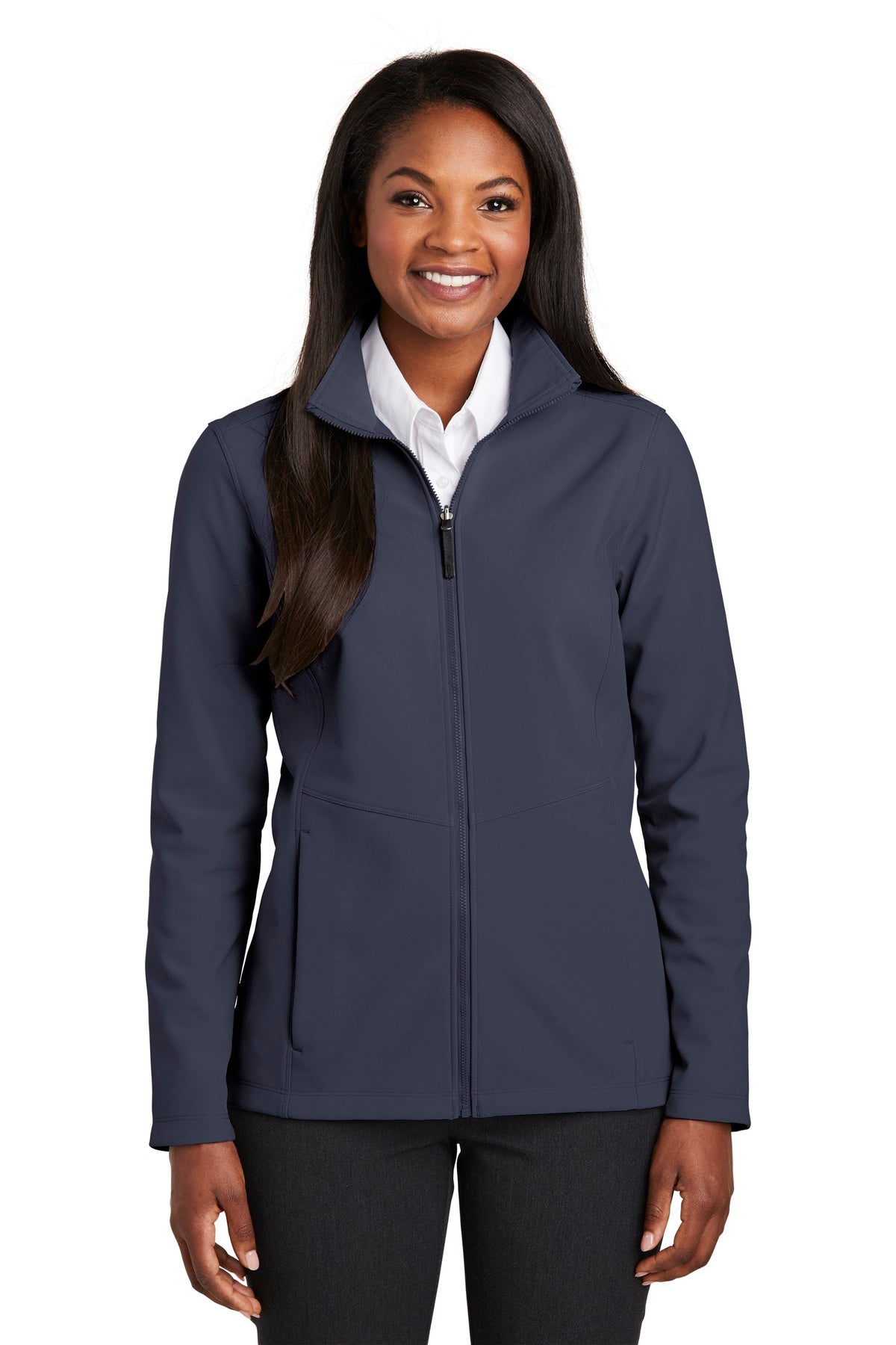 Port Authority  Women's Collective Soft Shell Jacket. L901 River Blue Navy