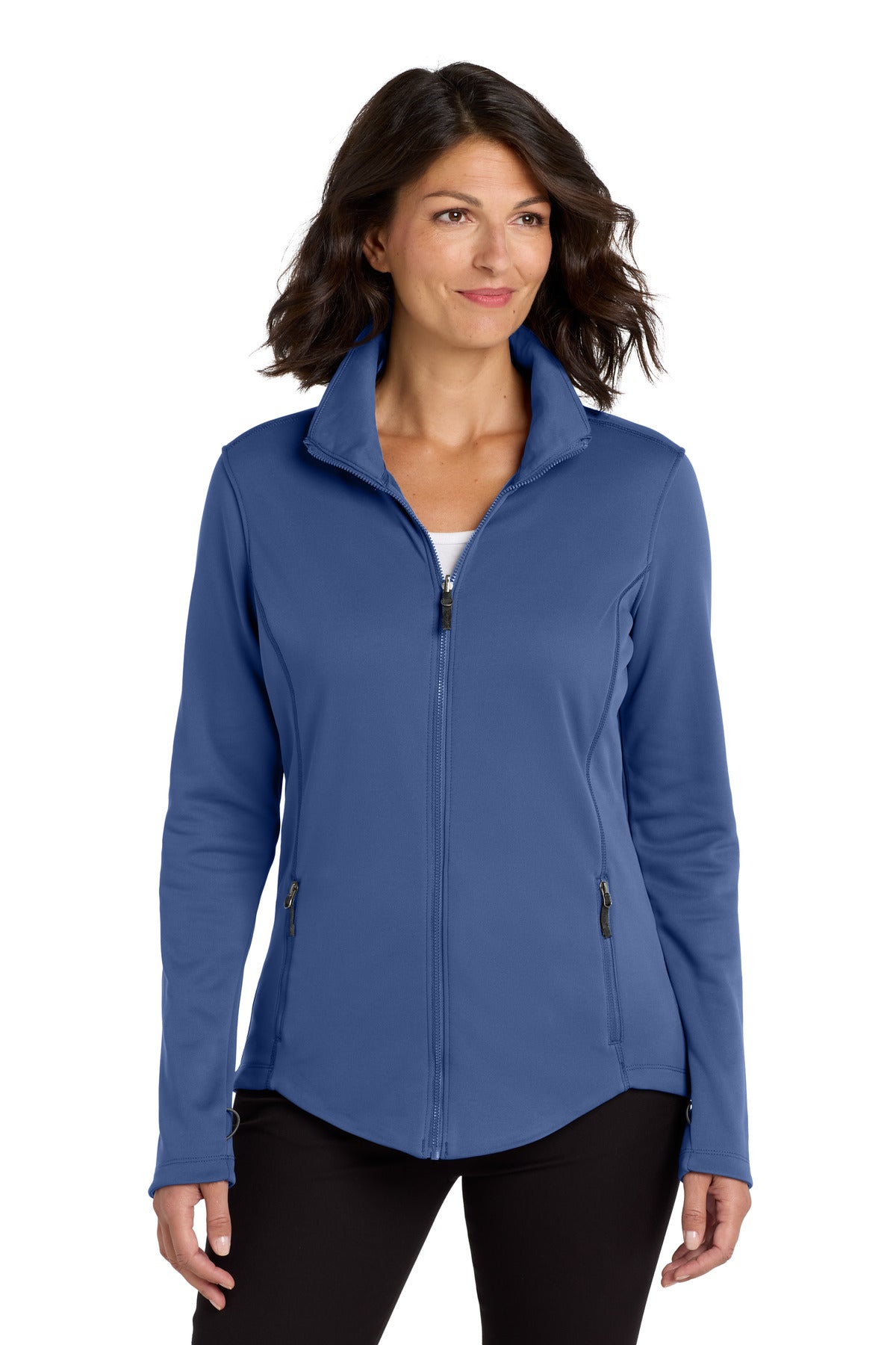 Port Authority Women's Collective Smooth Fleece Jacket L904 Night Sky Blue