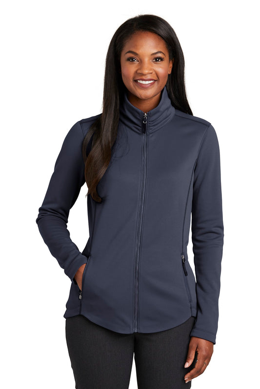 Port Authority  Women's Collective Smooth Fleece Jacket. L904 River Blue Navy