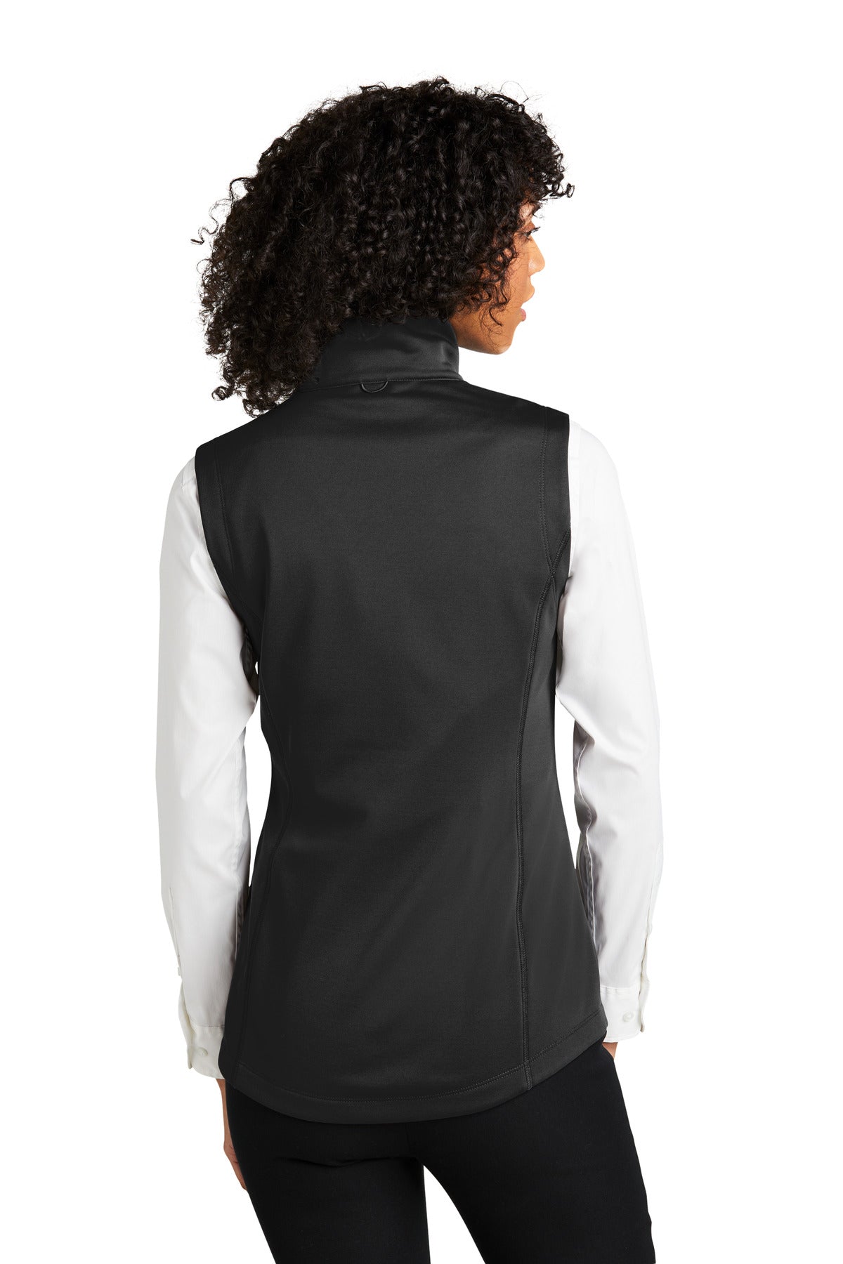 Port Authority Women's Collective Smooth Fleece Vest L906 Deep Black