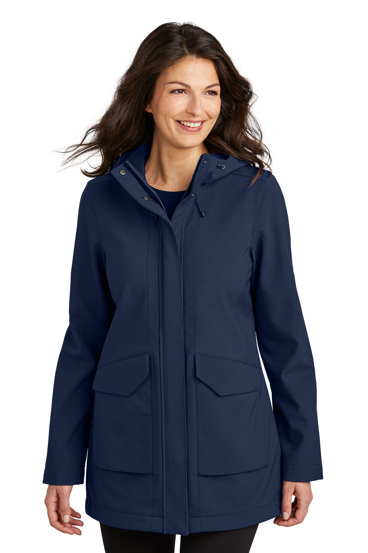 Port Authority Women's Collective Outer Soft Shell Parka L919 River Blue Navy