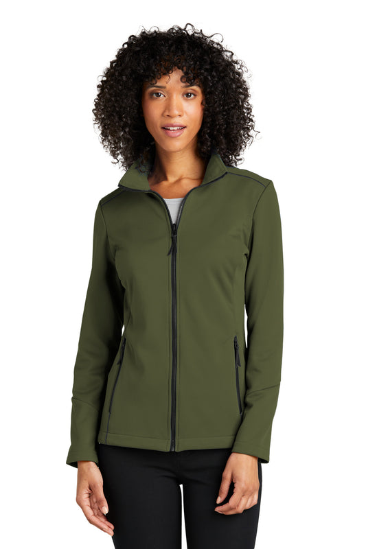 Port Authority Women's Collective Tech Soft Shell Jacket L921 Olive Green
