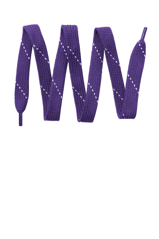 Sport-Tek Laces. LACE Purple/ White