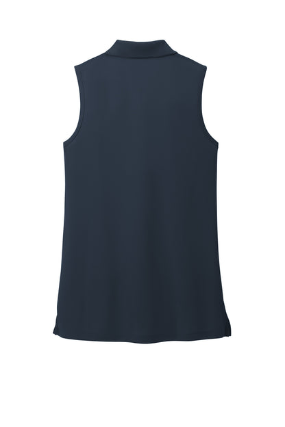 Port Authority Women's Dry Zone UV Micro-Mesh Sleeveless Polo LK110SV River Blue Navy