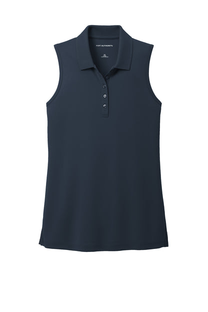 Port Authority Women's Dry Zone UV Micro-Mesh Sleeveless Polo LK110SV River Blue Navy