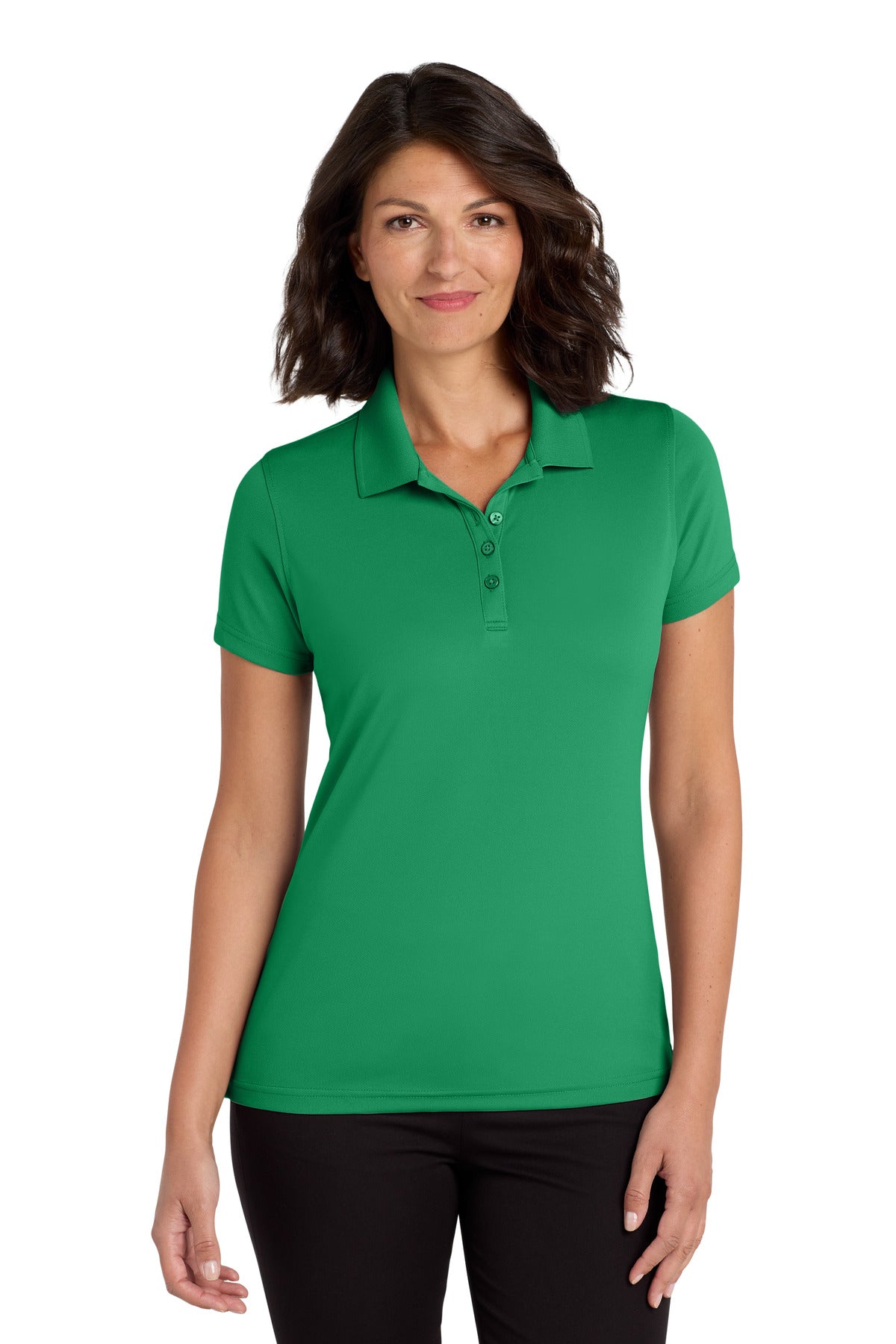 Port Authority Women's Dry Zone UV Micro-Mesh Polo LK110 Bright Kelly Green