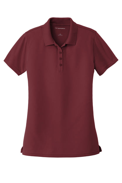 Port Authority Women's Dry Zone UV Micro-Mesh Polo. LK110 Burgundy