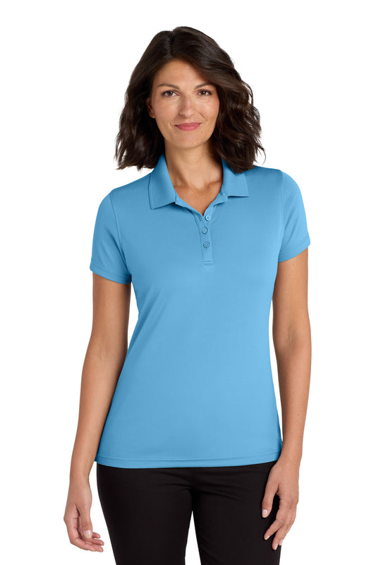 Port Authority Women's Dry Zone UV Micro-Mesh Polo. LK110 Carolina Blue