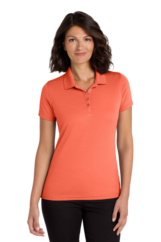 Port Authority Women's Dry Zone UV Micro-Mesh Polo. LK110 Coral Splash