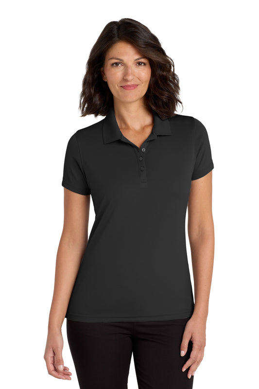 Port Authority Women's Dry Zone UV Micro-Mesh Polo. LK110 Deep Black