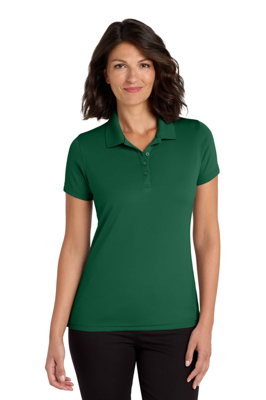 Port Authority Women's Dry Zone UV Micro-Mesh Polo. LK110 Deep Forest Green