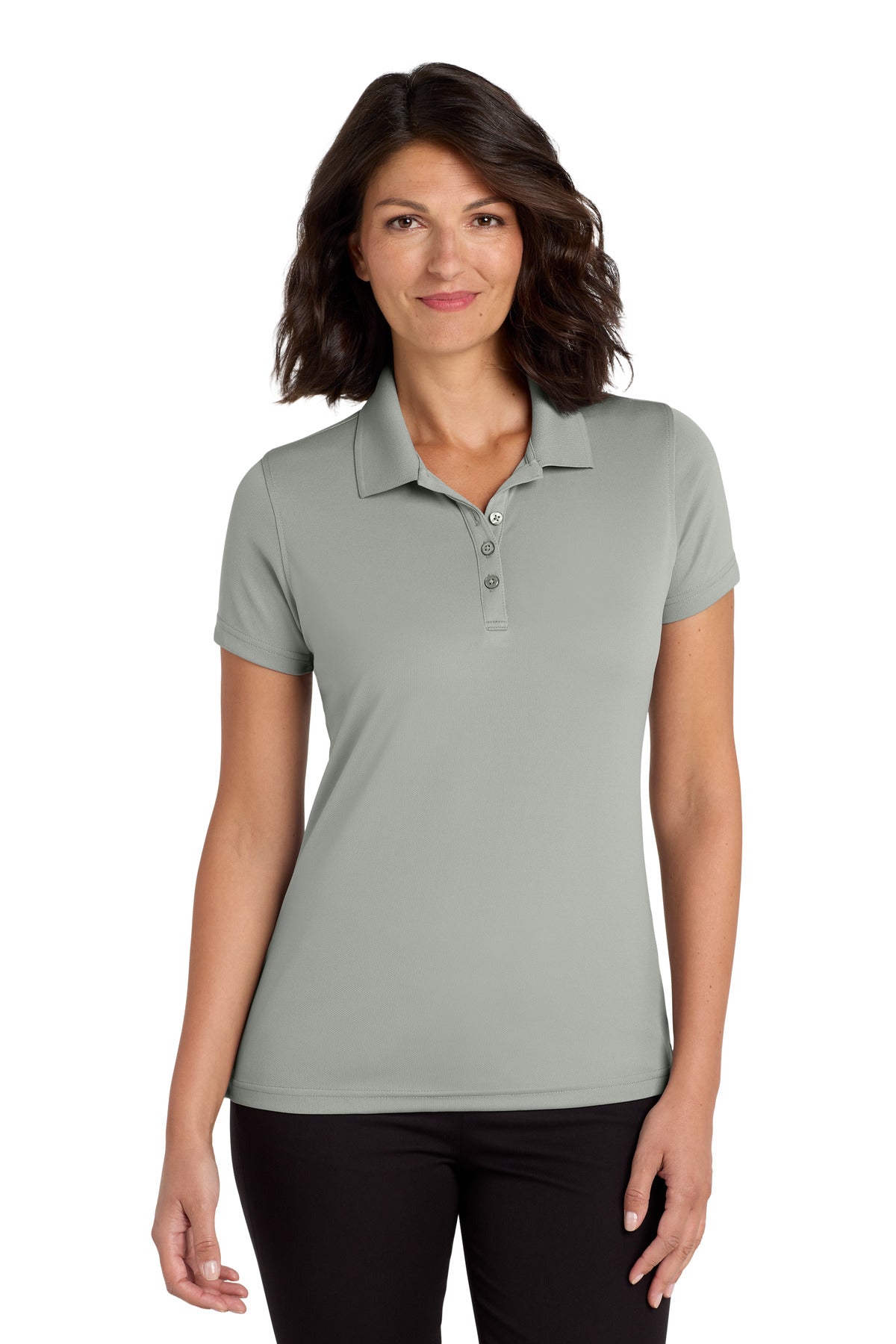 Port Authority Women's Dry Zone UV Micro-Mesh Polo LK110 Gusty Grey