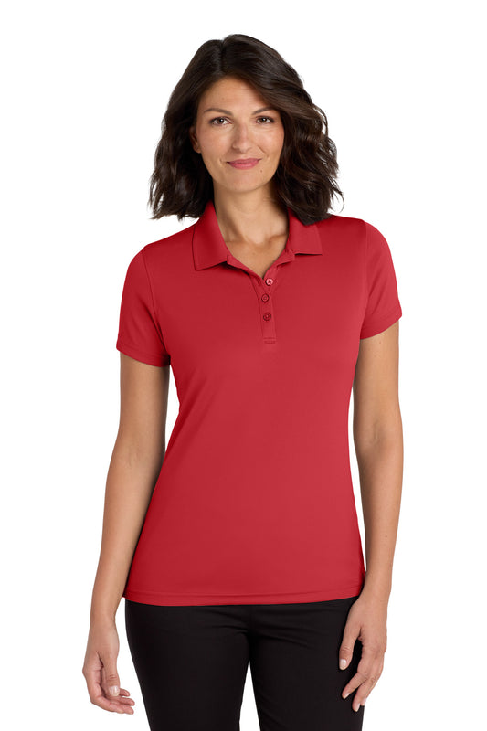 Port Authority Women's Dry Zone UV Micro-Mesh Polo. LK110 Rich Red
