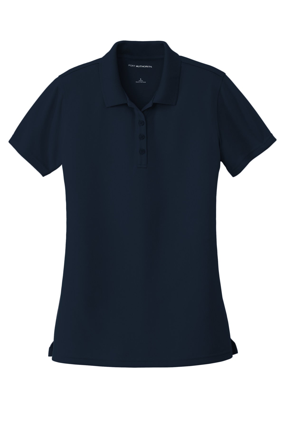 Port Authority Women's Dry Zone UV Micro-Mesh Polo. LK110 River Blue Navy