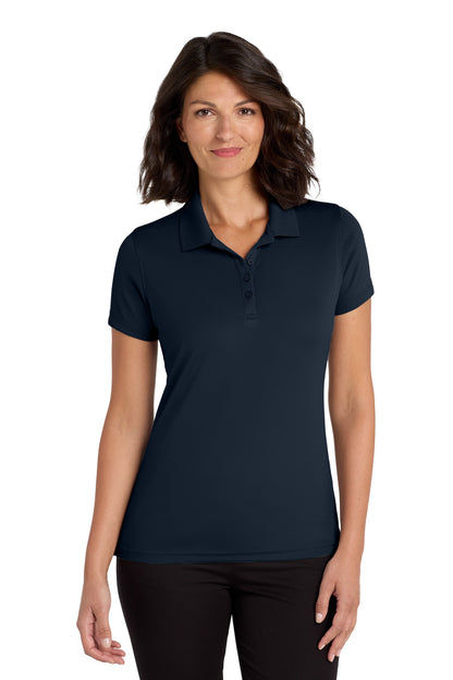 Port Authority Women's Dry Zone UV Micro-Mesh Polo. LK110 River Blue Navy