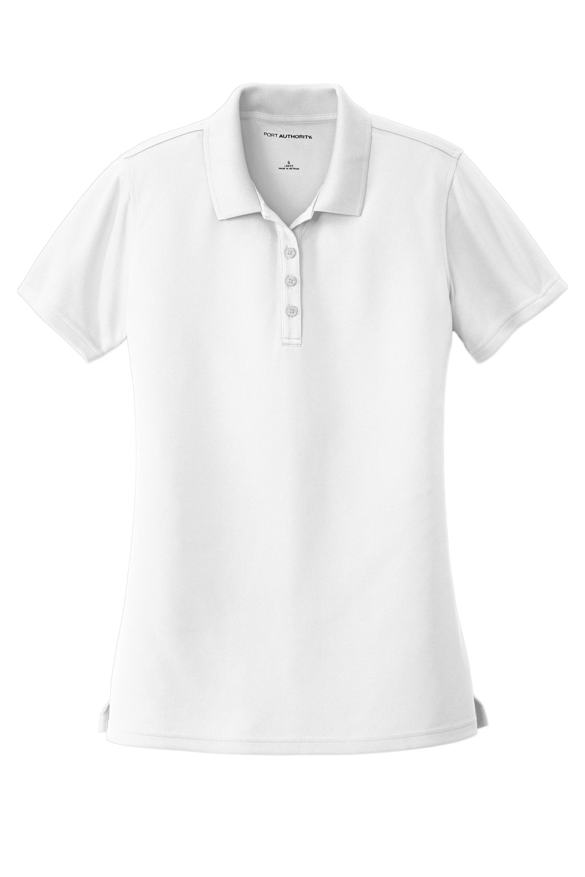 Port Authority Women's Dry Zone UV Micro-Mesh Polo. LK110 White