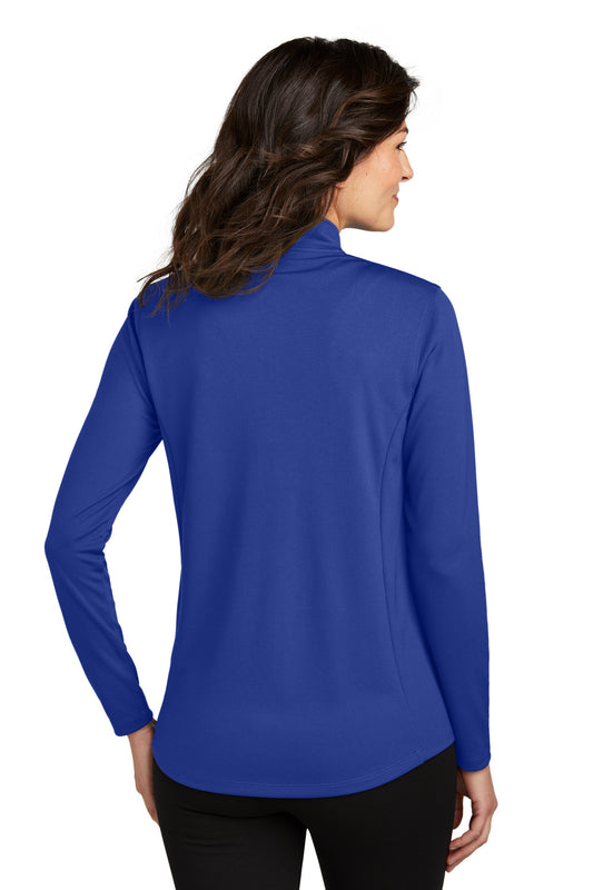 Port Authority Women's Dry Zone UV Micro-Mesh 1/4-Zip LK112 True Royal