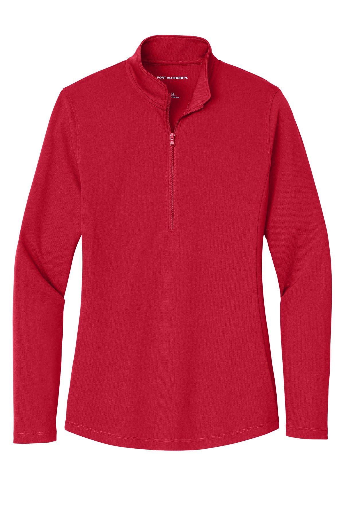 Port Authority Women's Dry Zone UV Micro-Mesh 1/4-Zip LK112 Rich Red