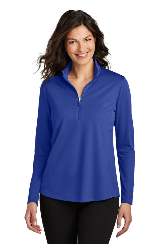 Port Authority Women's Dry Zone UV Micro-Mesh 1/4-Zip LK112 True Royal