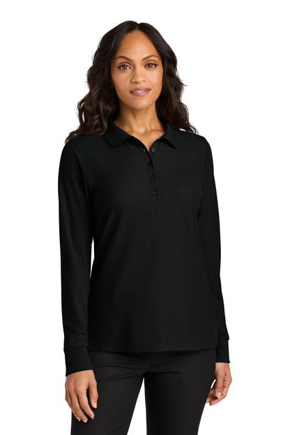 Port Authority Women's Wearever Signature Pique Long Sleeve Polo