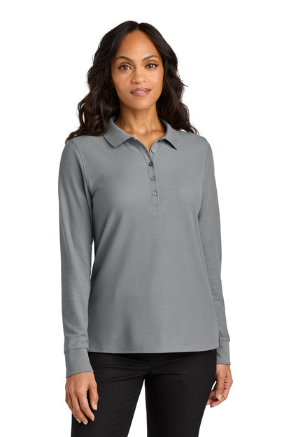 Port Authority Women's Wearever Signature Pique Long Sleeve Polo
