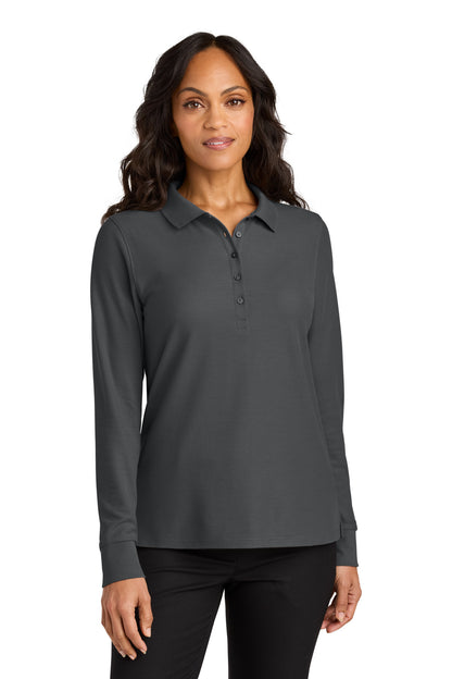 Port Authority Women's Wearever Signature Pique Long Sleeve Polo