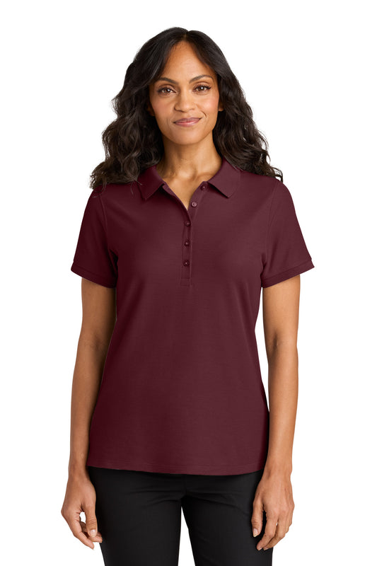 Port Authority Women's Wearever Signature Pique Polo LK200 Burgundy