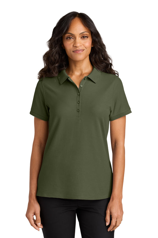 Port Authority Women's Wearever Signature Pique Polo LK200 Olive Drab Green