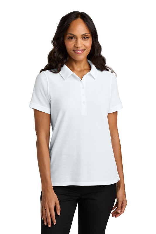 Port Authority Women's Wearever Signature Pique Polo LK200 White