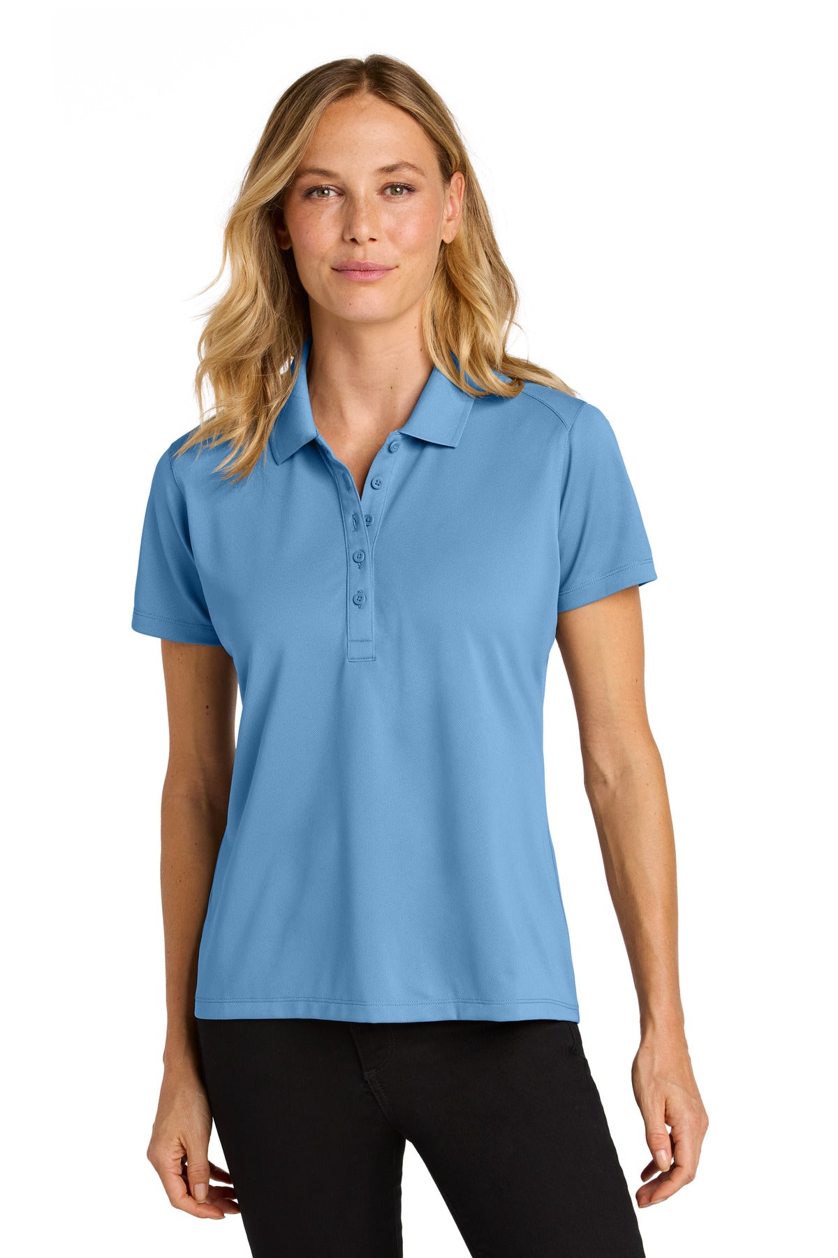 Port Authority Women's Wearever Performance Pique Polo LK240 Carolina Blue