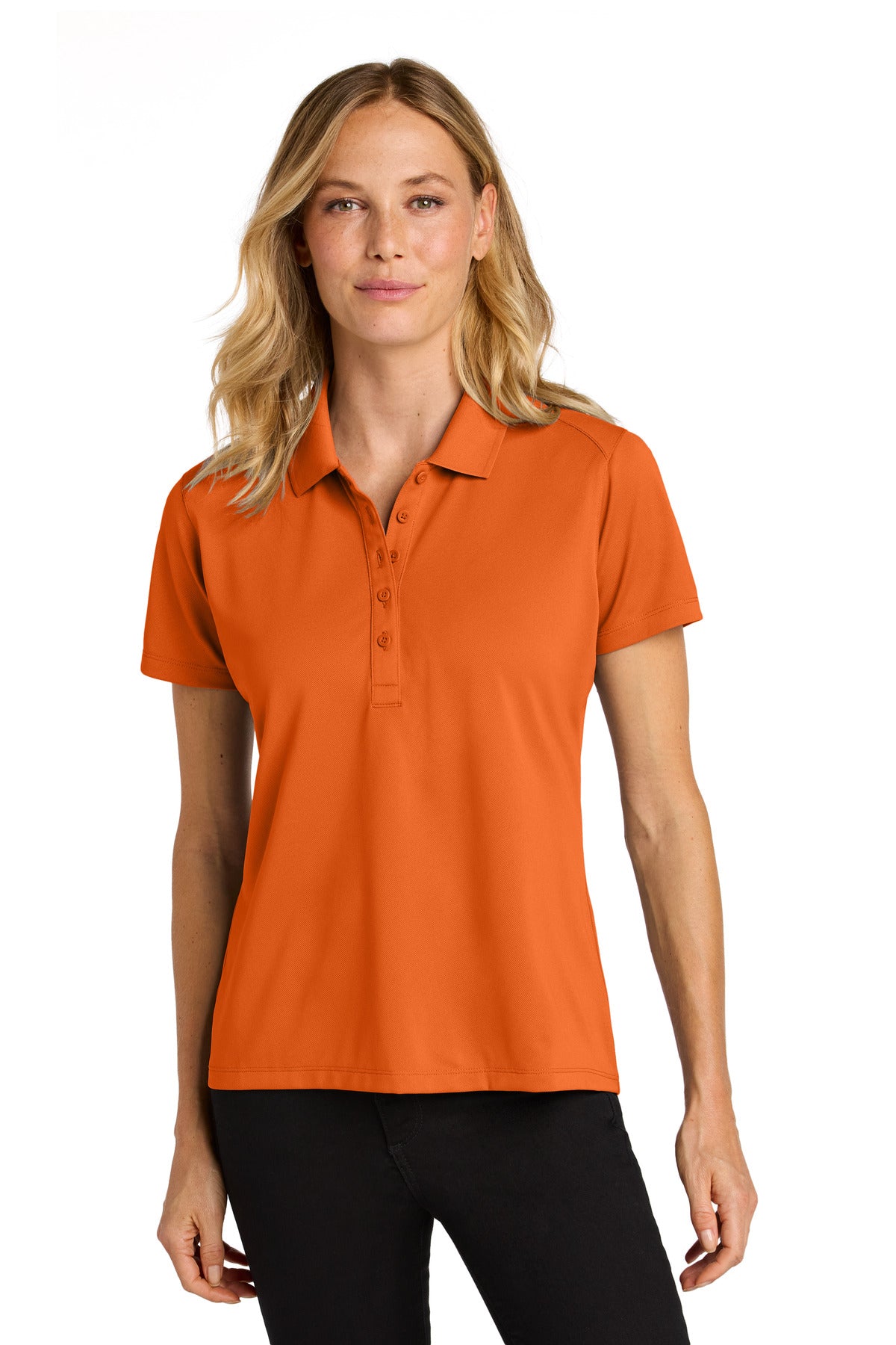 Port Authority Women's Wearever Performance Pique Polo LK240 Field Orange