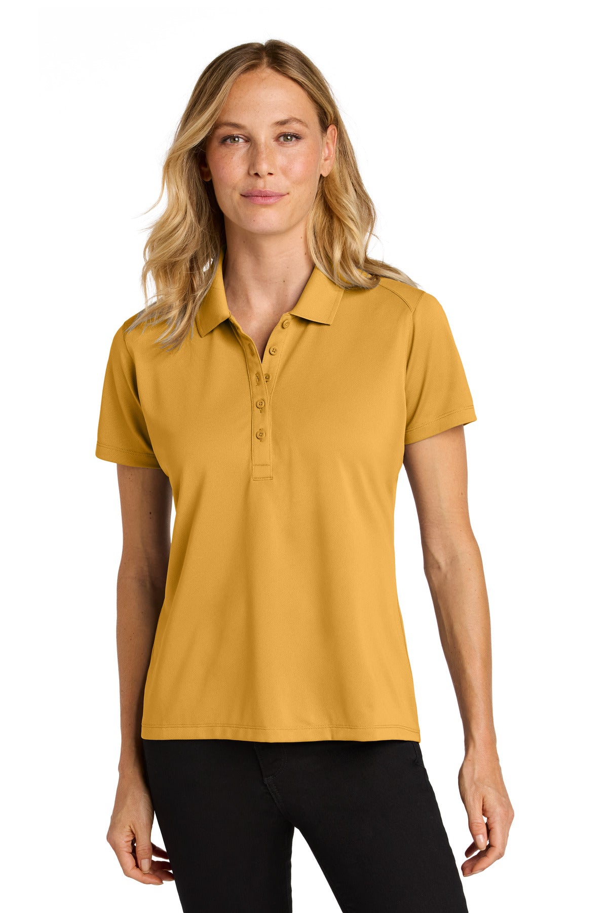 Port Authority Women's Wearever Performance Pique Polo LK240 Gold